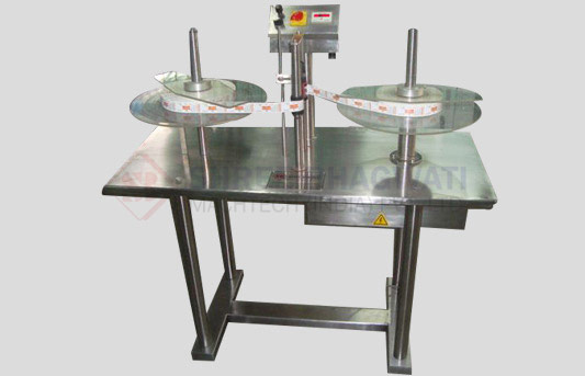 Label Roll Counting and Winding Machine